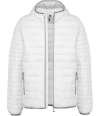 KB6110 K6110 Kariban Lightweight Hooded Padded Jacket White colour image